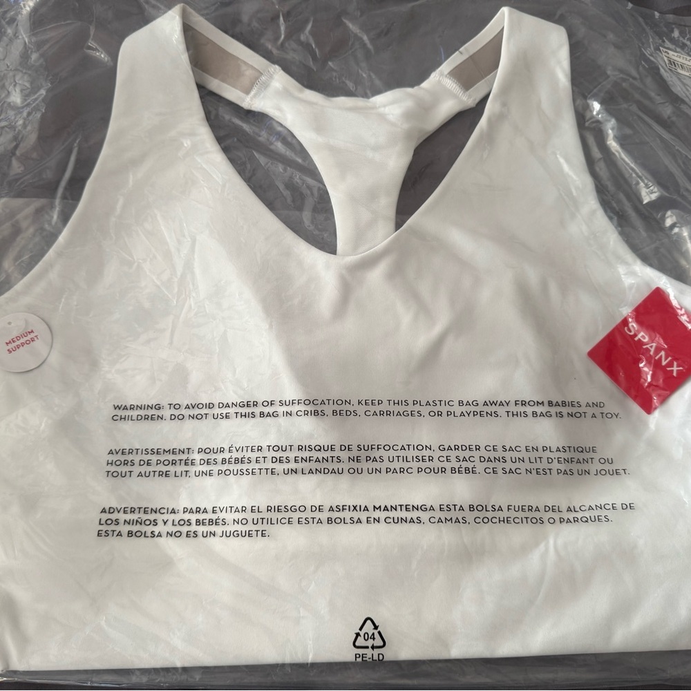 Spanx Longline Medium Impact Sports Bra NWT SZ LG